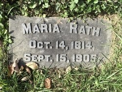 Maria Gruhler Rath's Headstone